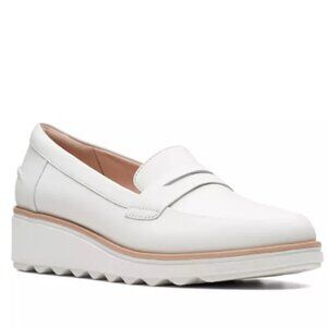 Clarks Collection Women's Sharon Ranch Platform Loafers Size 9.5